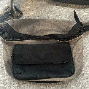 FREE PEOPLE: distressed fanny pack